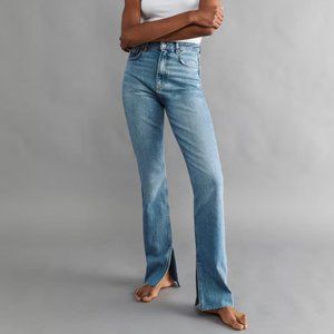 GINA TRICOT HIGH WASTE SLIT JEANS
